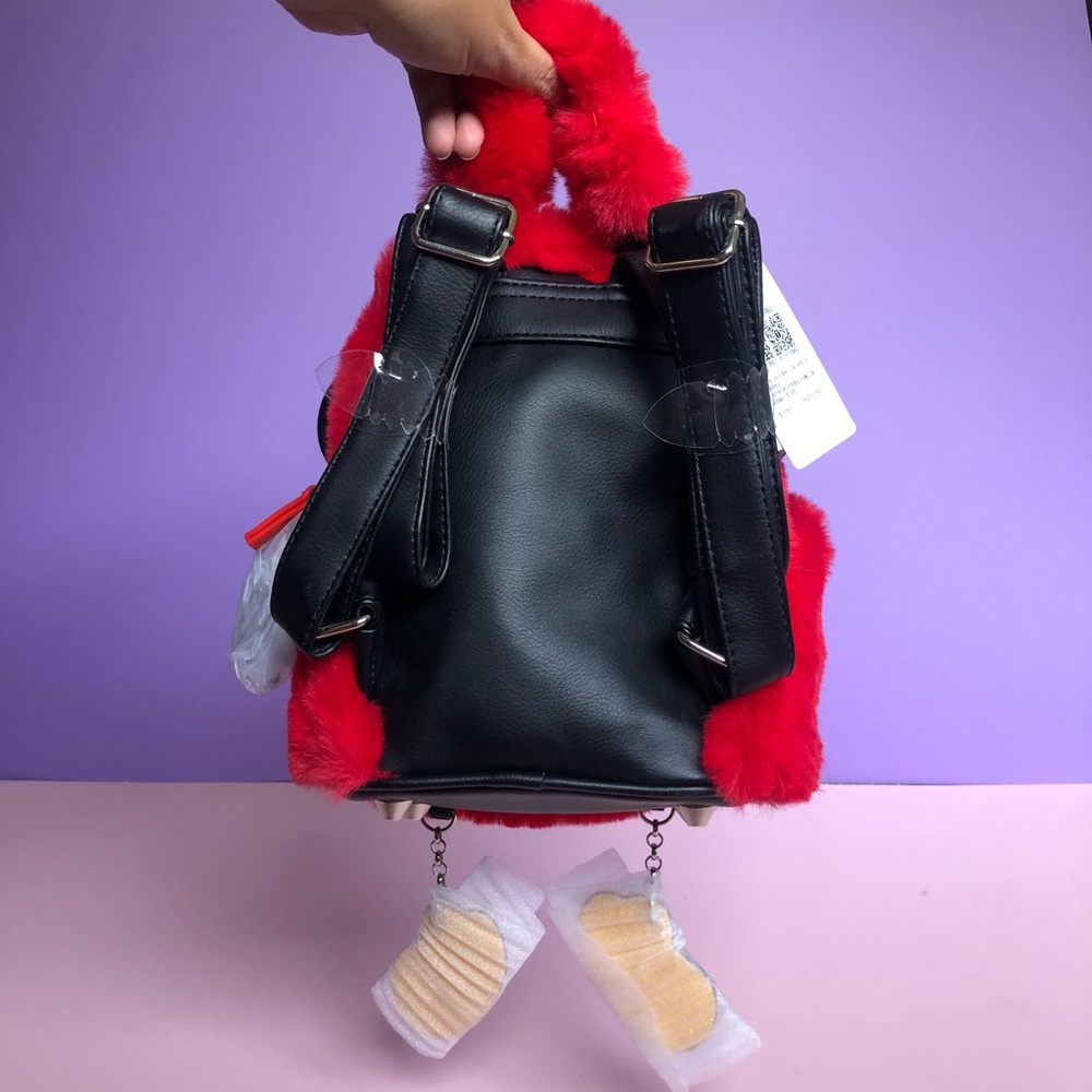 Shanghai Disney Parks Fluffy Mickey Mouse Backpack - Picture 4 of 5
